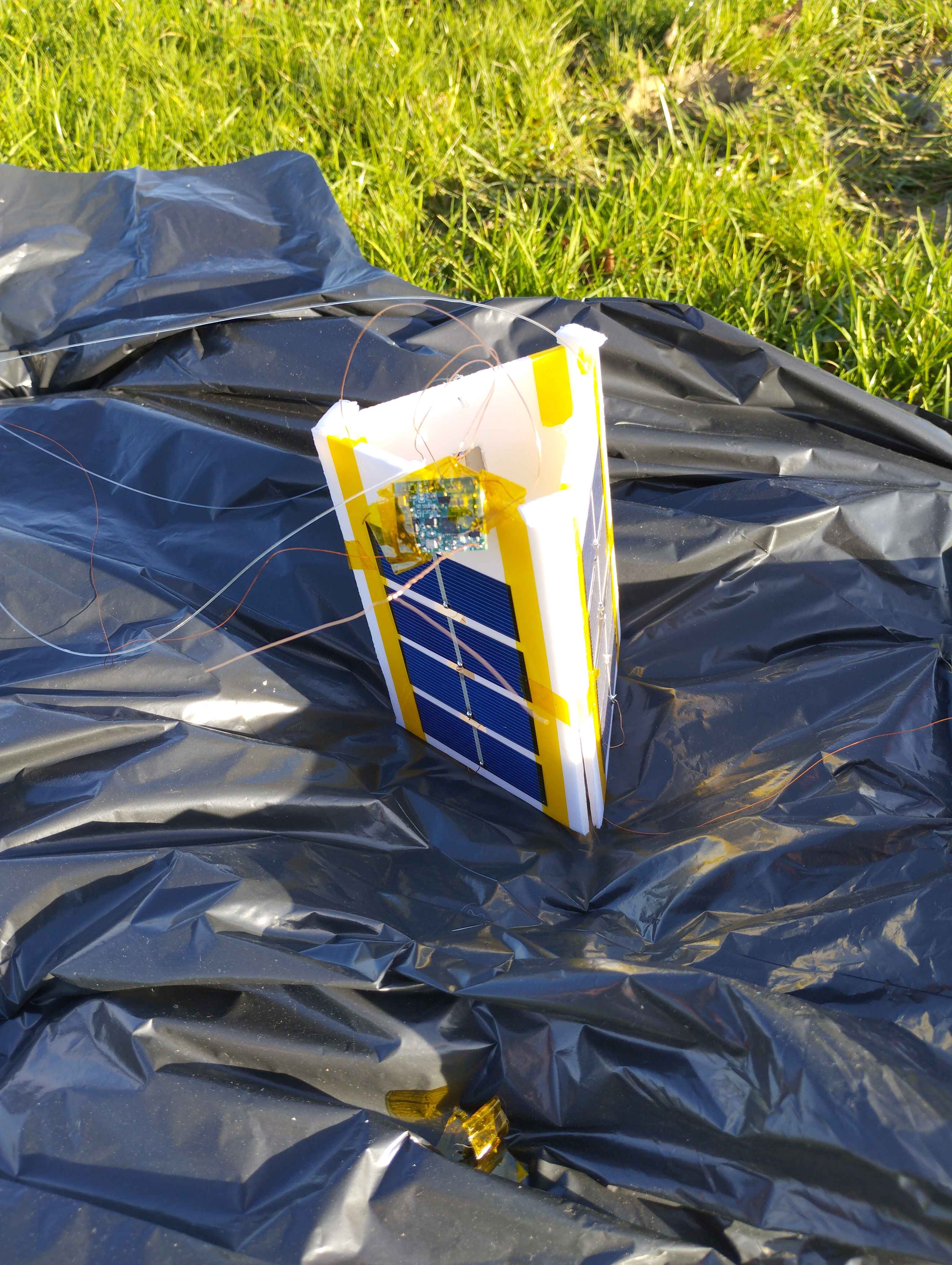 The payload before launch