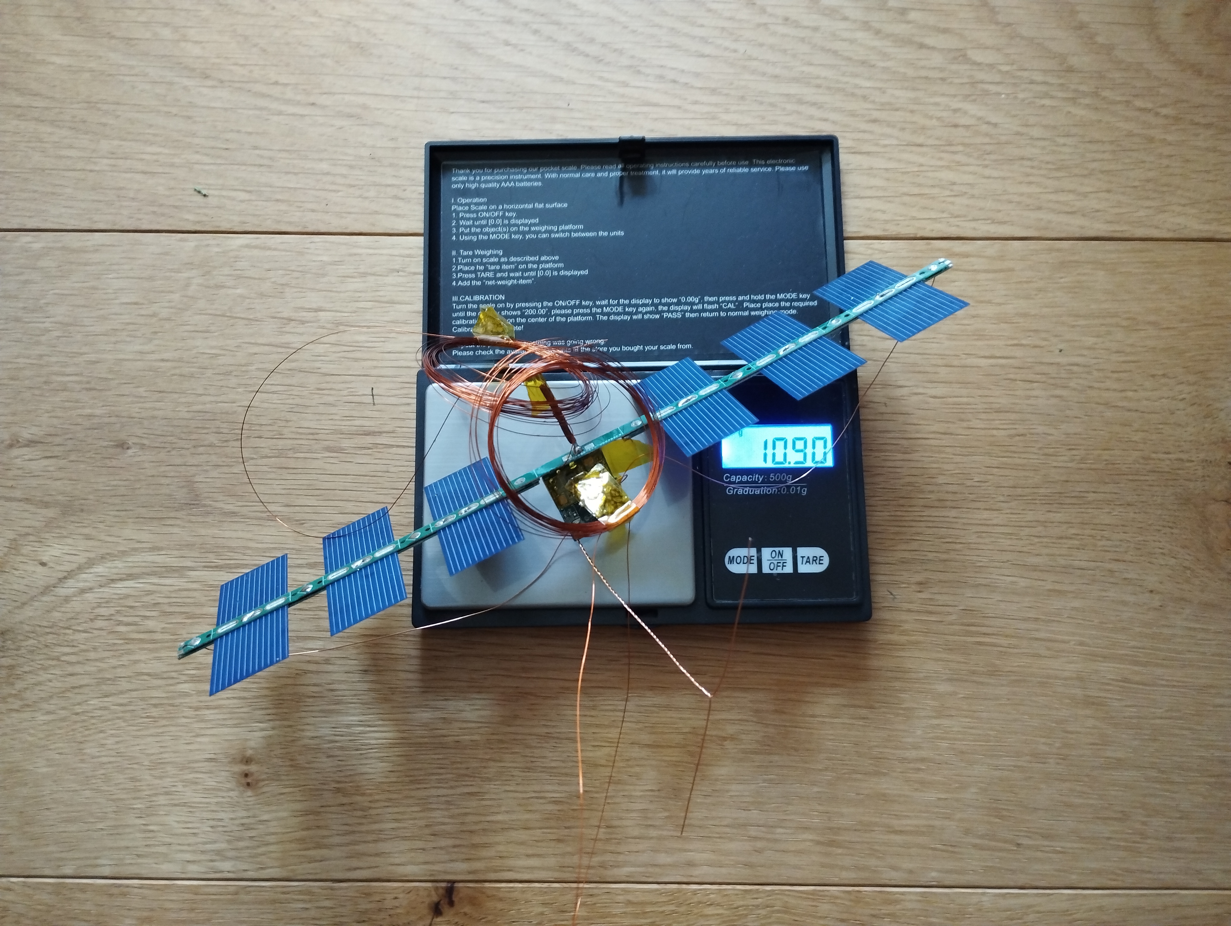 The payload before launch